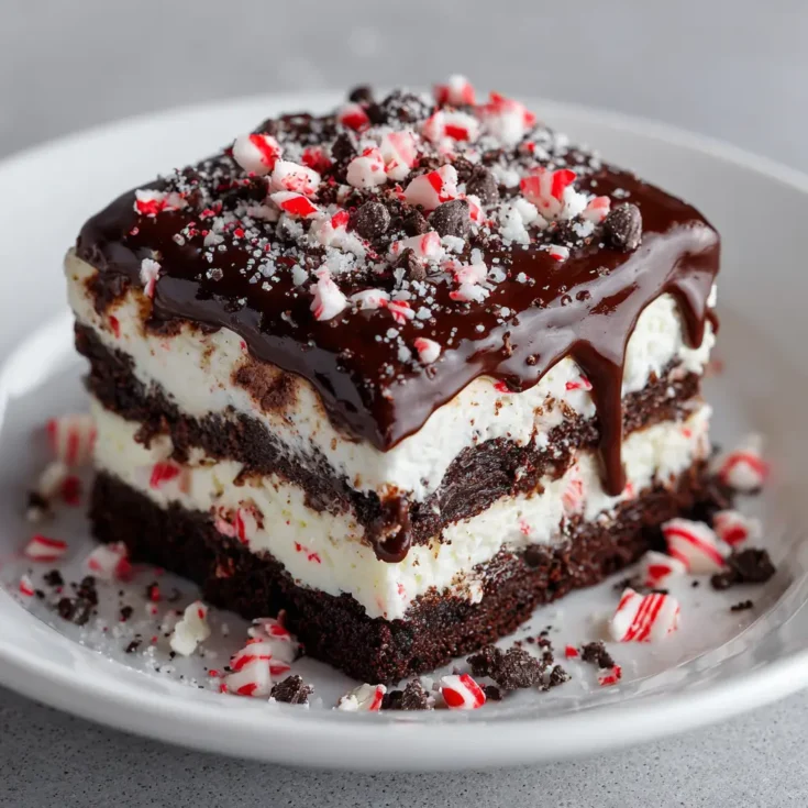 Chocolate Peppermint Lasagna