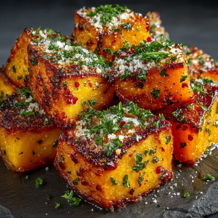 Garlic Parmesan Sweet Potato