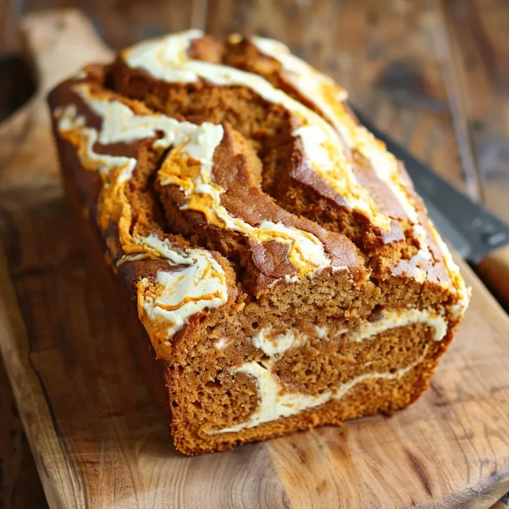 Pumpkin Cream Cheese Bread