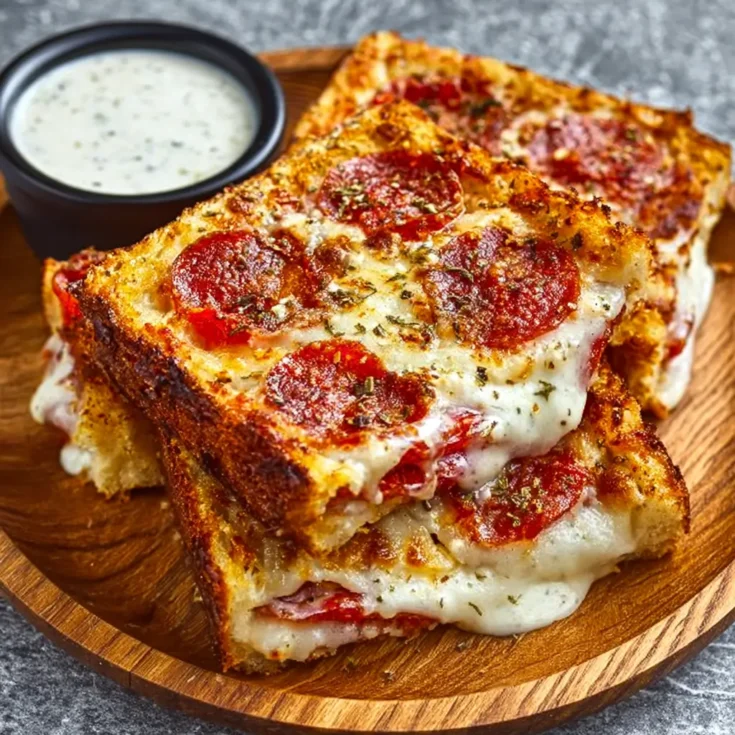 Easy Pizza Grilled Cheese