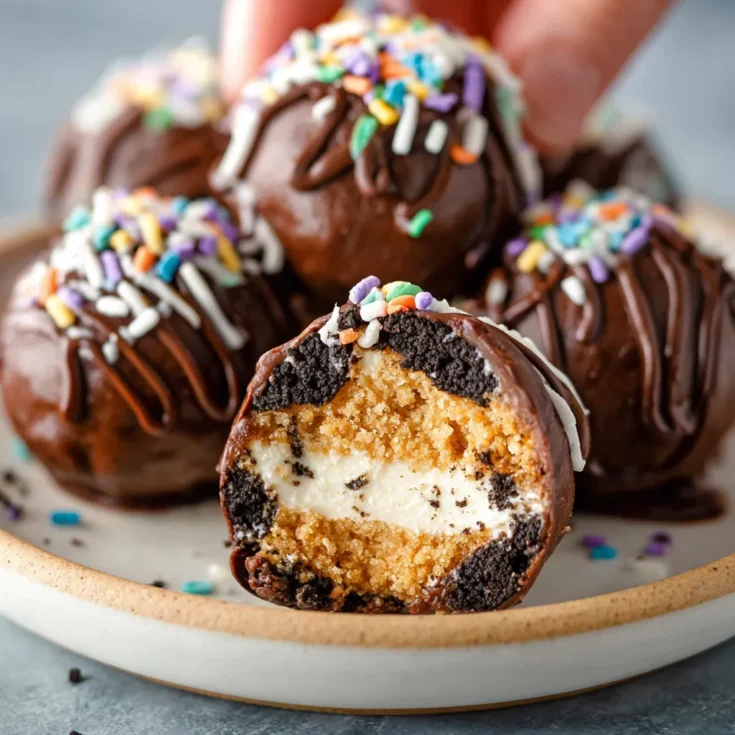 No-Bake Cookies & Cream Cheesecake Balls