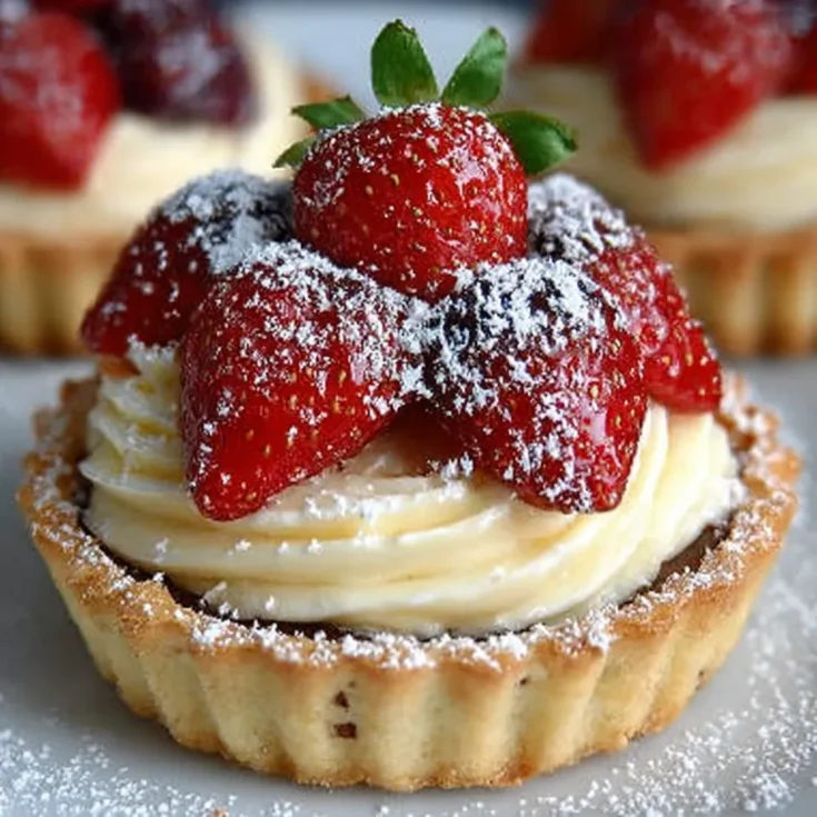 White Chocolate Mousse Tart