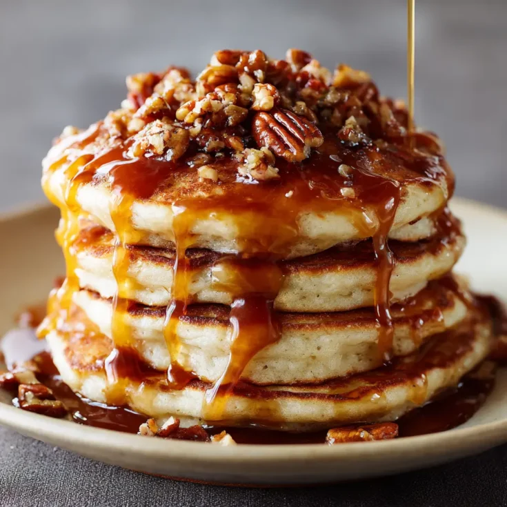 Caramel Pecan Pancakes