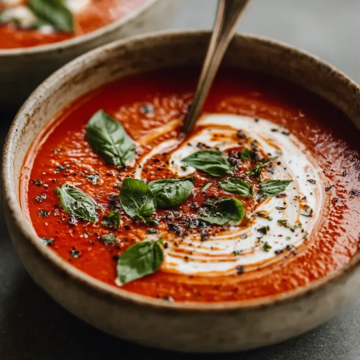 Creamy Tomato Basil Soup