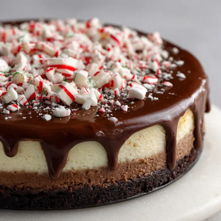 Peppermint Chocolate Cheesecake Recipe