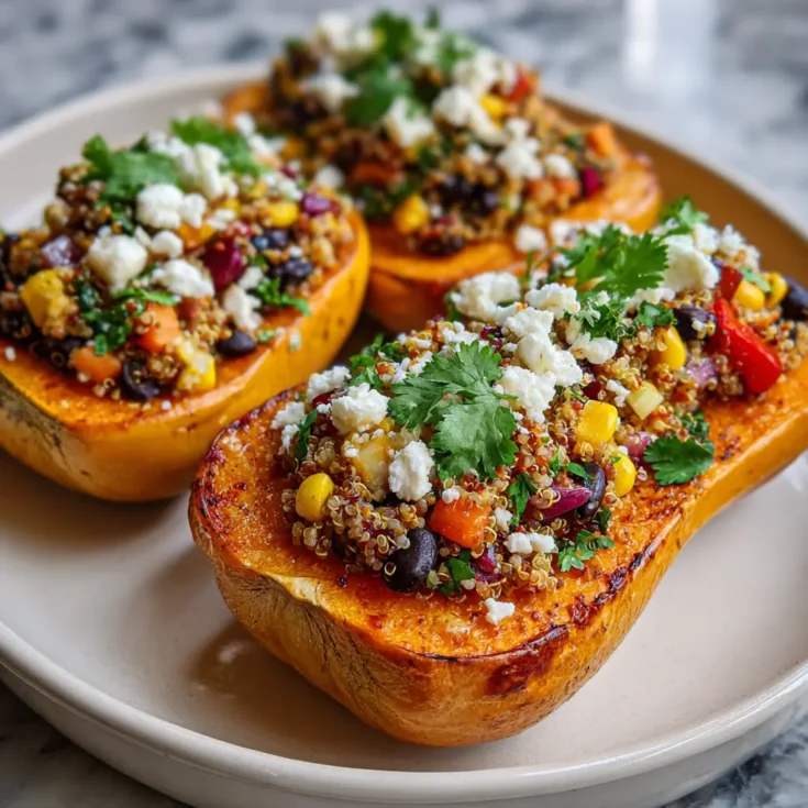 Recette de Courge Butternut Farcie