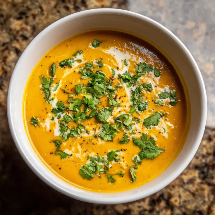 Sweet Potato Coconut Curry Soup