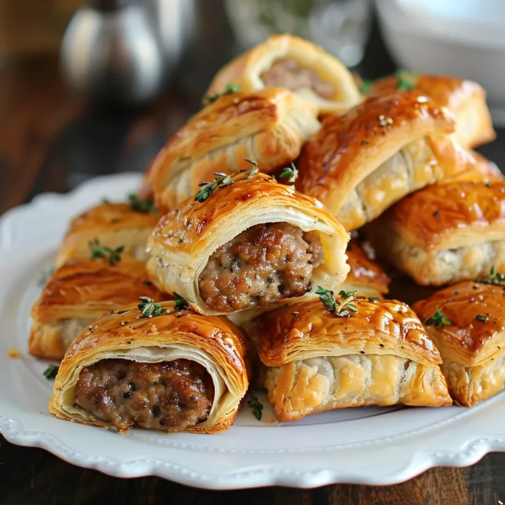 Mini Savory Sausage Rolls