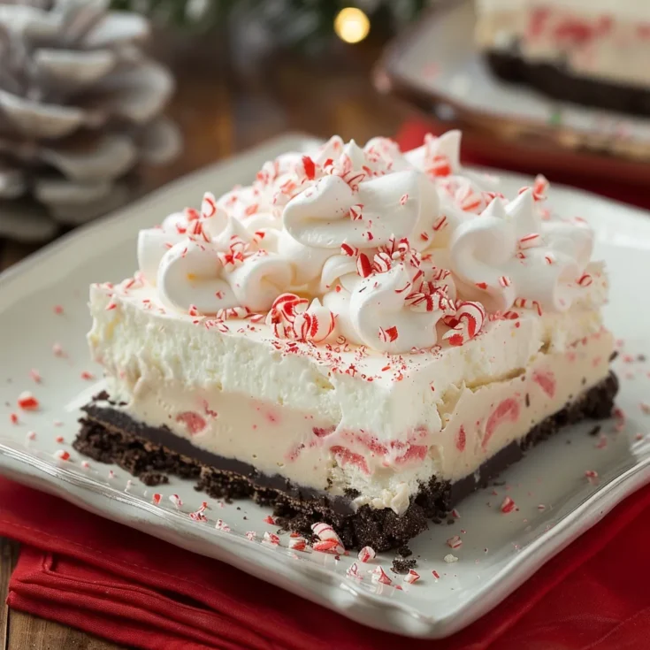 Creamy Peppermint Dream Holiday Dessert