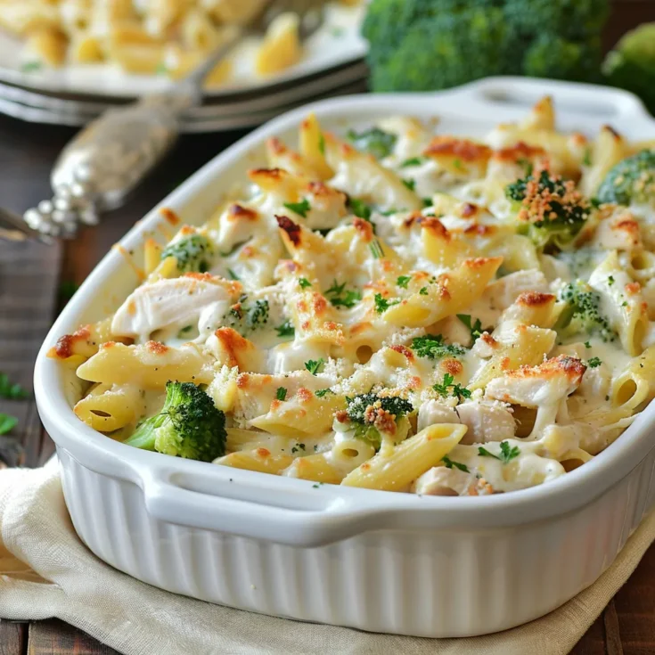 Chicken Alfredo Casserole: A Comforting Delight for Any Occasion