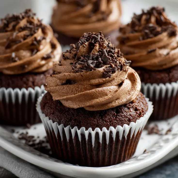 Chocolate Coffee Cream Cupcakes Recipe
