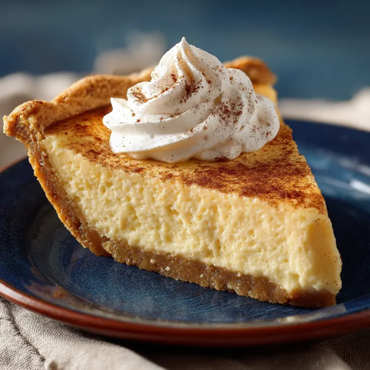 Christmas Eve Cinnamon-Villa Creamy Custard Pie