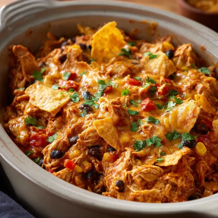Hearty Crockpot Chicken Enchilada Casserole: A Flavorful Family Delight