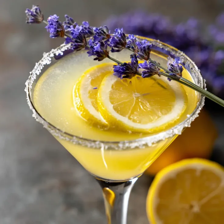Lavender Lemon Drop Martini