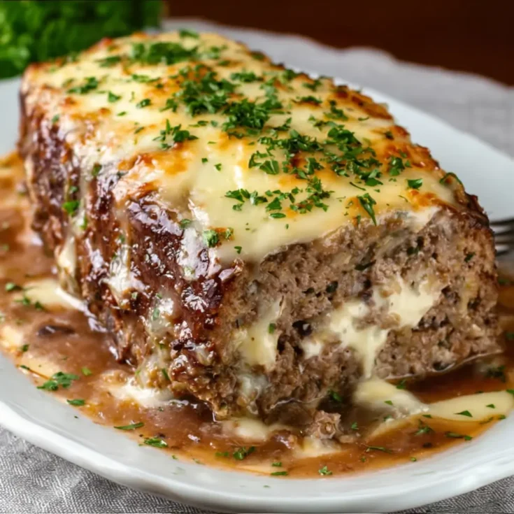 French Onion Meatloaf