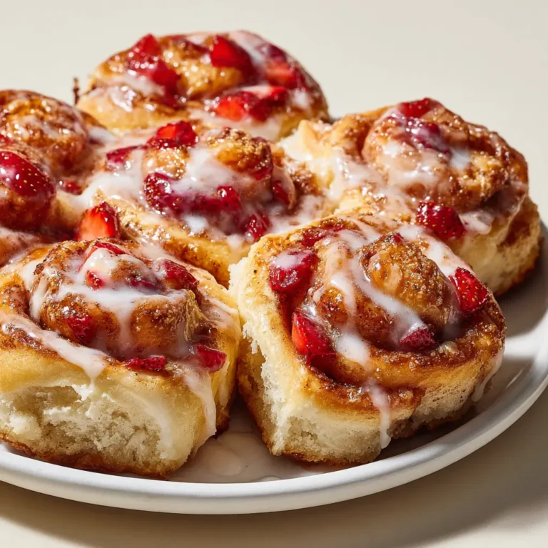 The Best Strawberry Cinnamon Rolls Recipe