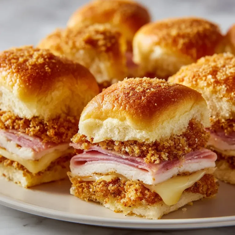 Chicken Cordon Bleu Sliders