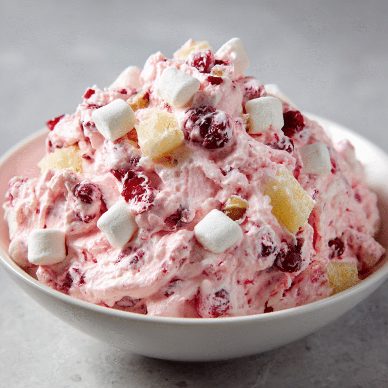 Easy Cranberry Fluff Salad