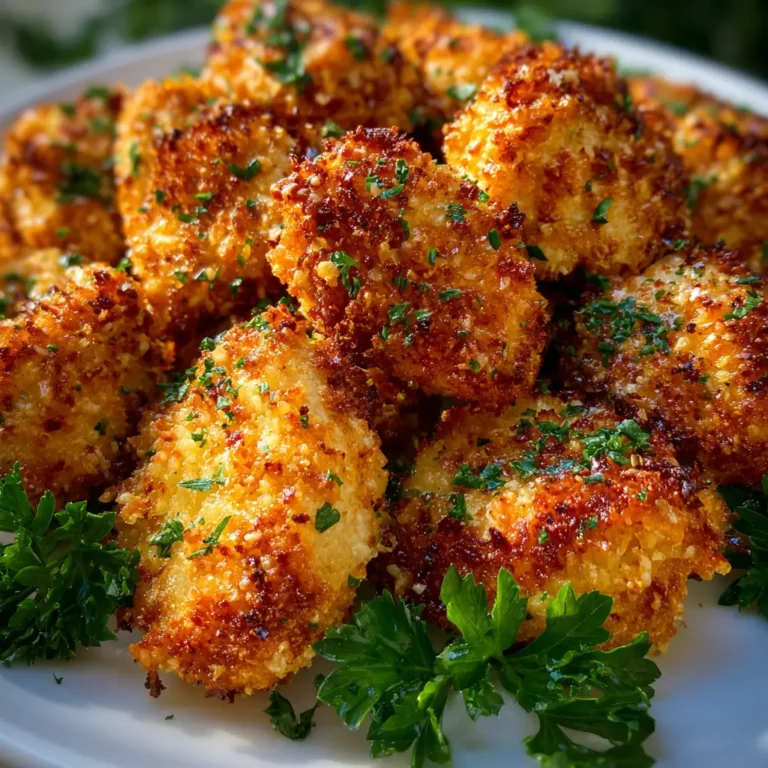 Crispy Baked Garlic Parmesan Boneless Wings