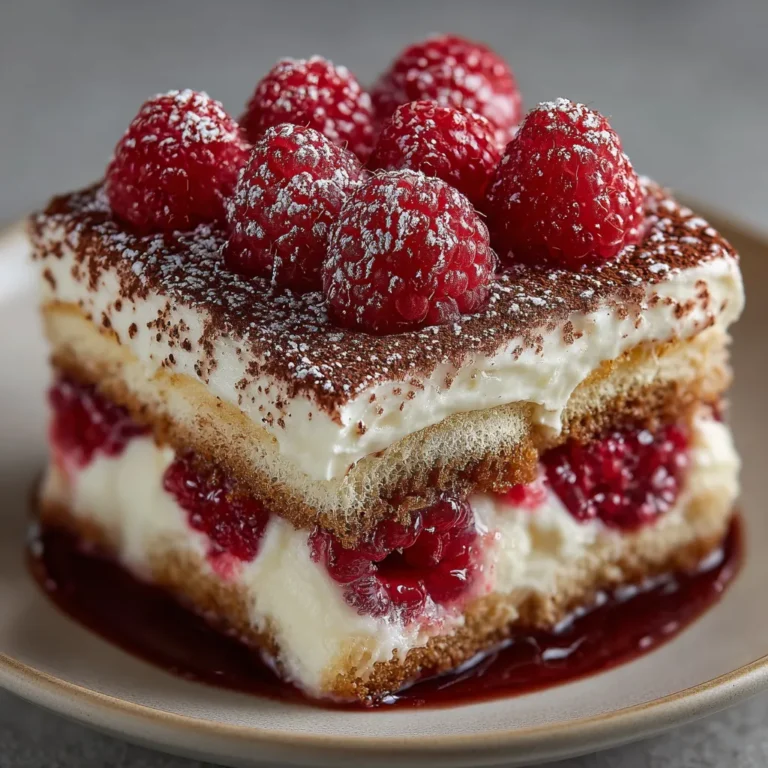 Fresh Raspberry Tiramisu Recipe