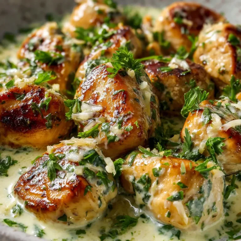 Grilled Chicken Bites with Creamy Garlic Sauce