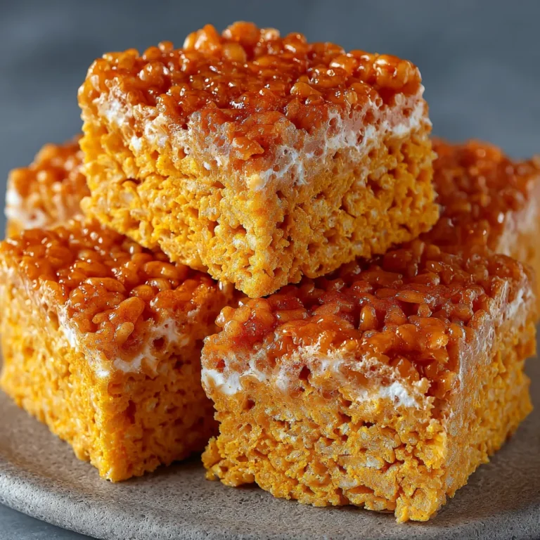 Pumpkin Crispy Treats: A Delicious Fall Delight