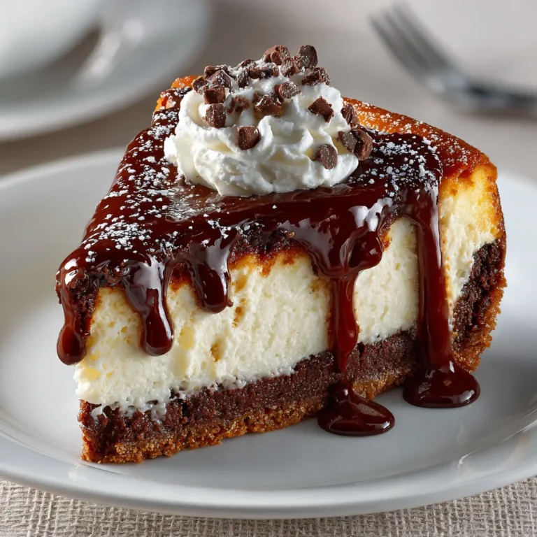 Ultimate Hot Fudge Sundae Brownie Cheesecake Recipe