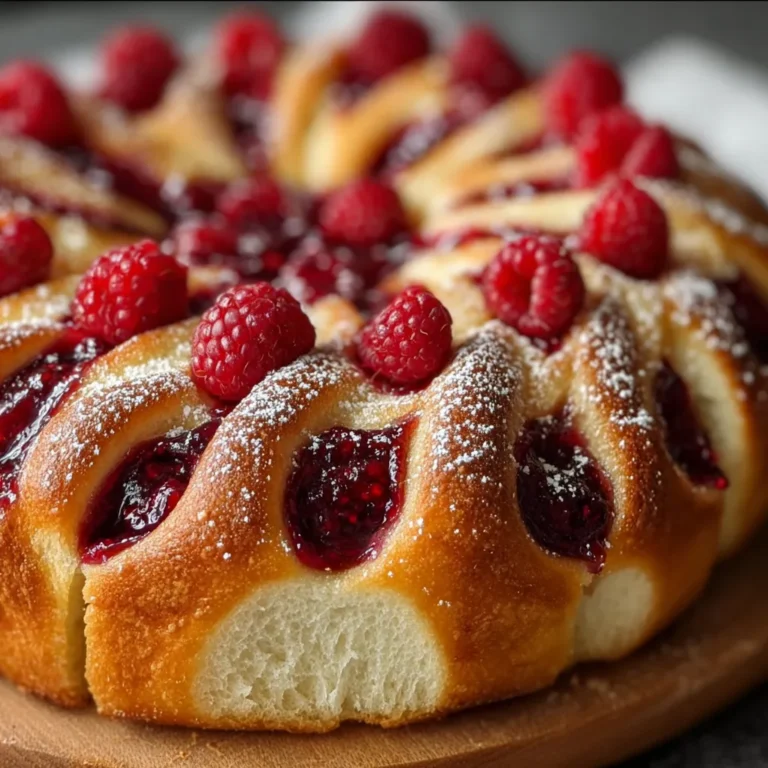Back‑to‑School Raspberry Jam Focaccia Breakfast Bread