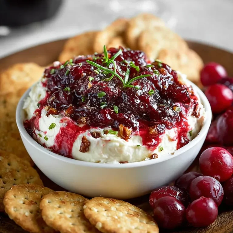 Irresistible Cranberry Cream Cheese Dip Recipe | Festive Holiday Appetizer