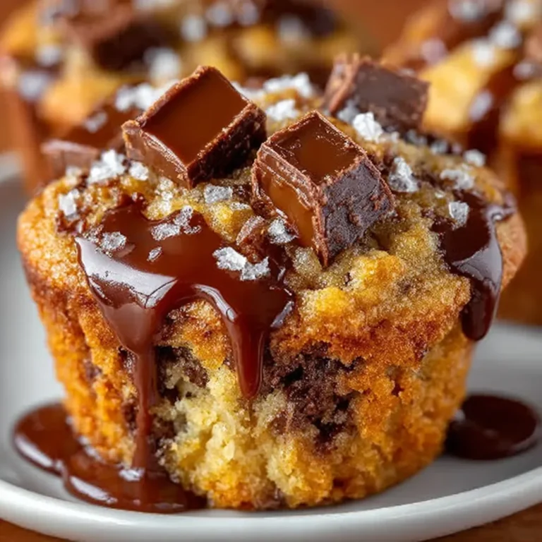 Salted Caramel Chocolate Chunk Muffins You’ll Fall in Love With