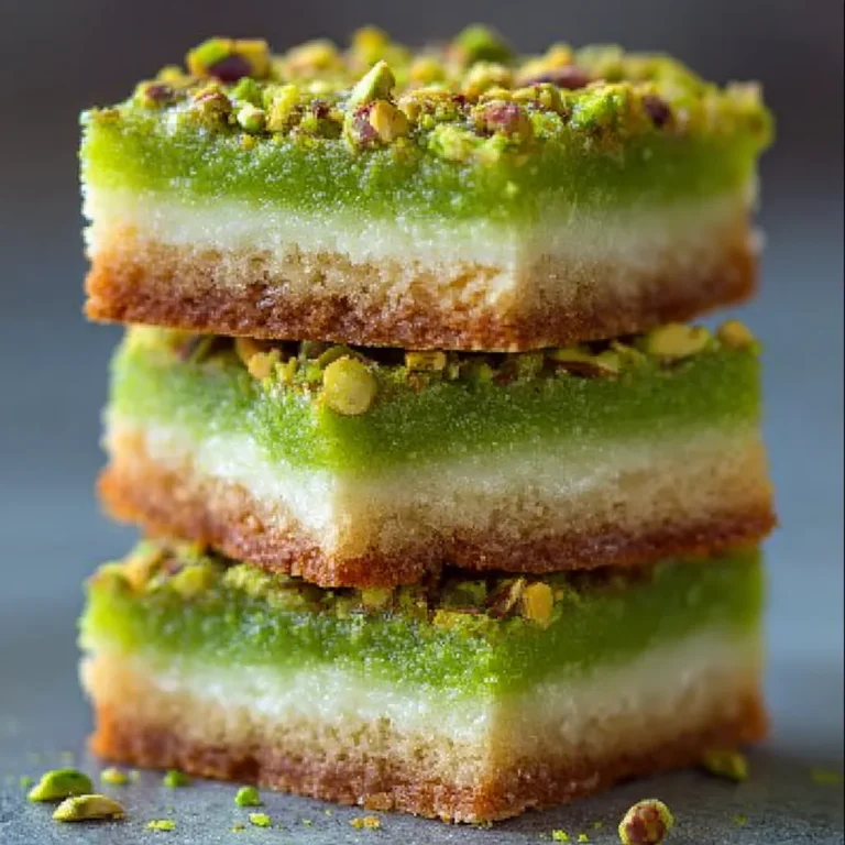Pistachio Dream Cookie Bars Recipe | Easy Layered Dessert Squares