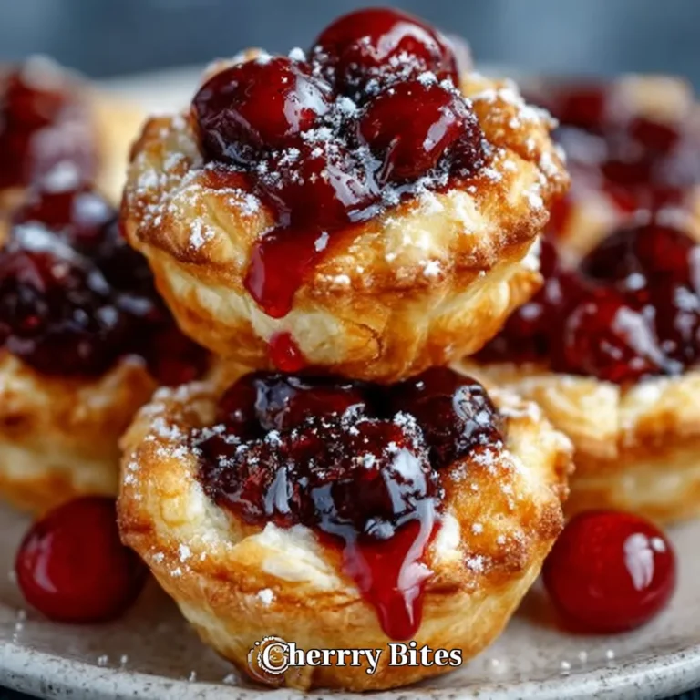 Delicious Cherry Pie Bites Recipe | Easy Mini Dessert Idea