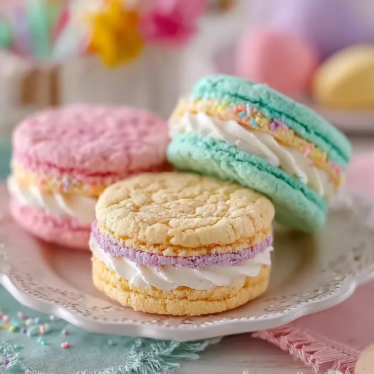 Pastel Sugar Cookie Sandwiches: A Delightful Treat for Every Occasion