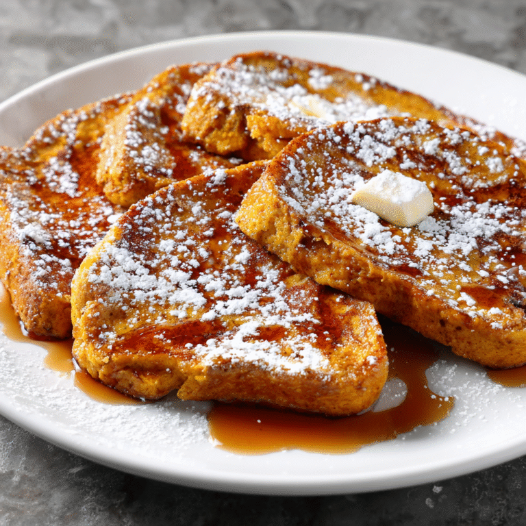 All Pumpkin French Toast Breakfast