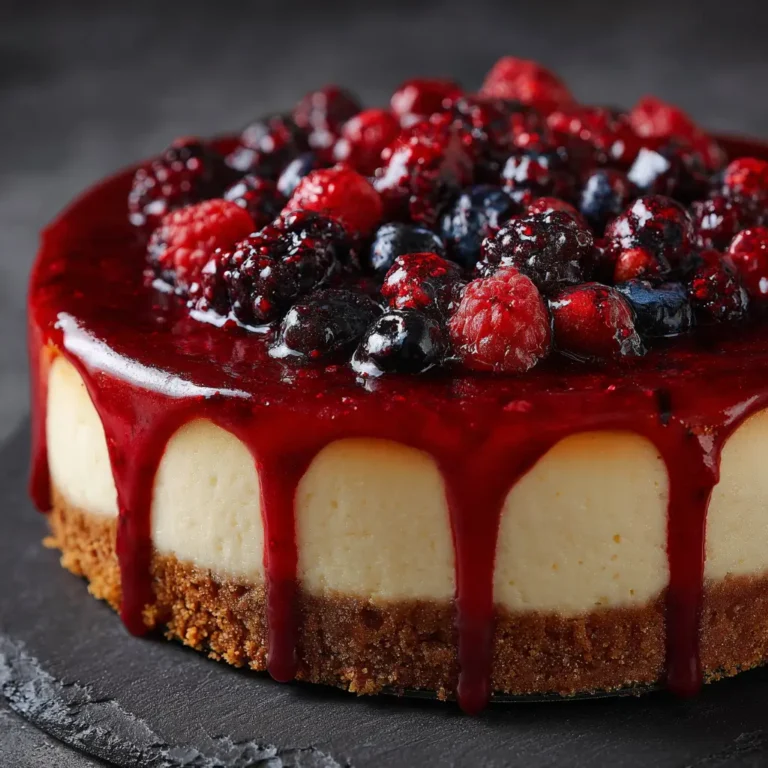 Bloody Berry Cheesecake