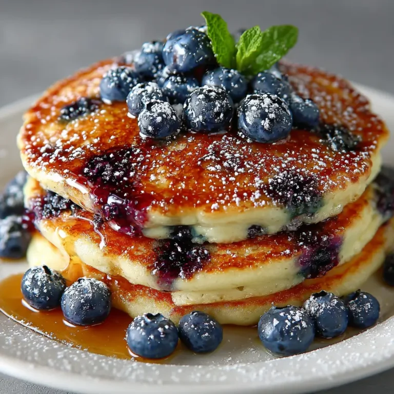 Easy Blueberry Pancakes Recipe