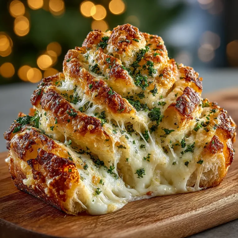 Cheesy Christmas Tree Bread