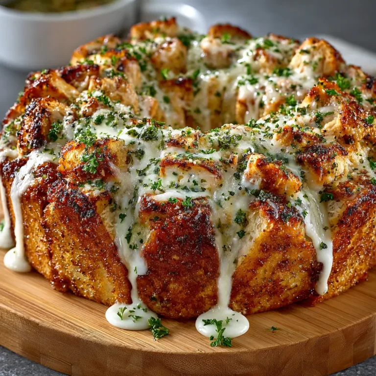 Chicken Alfredo Monkey Bread