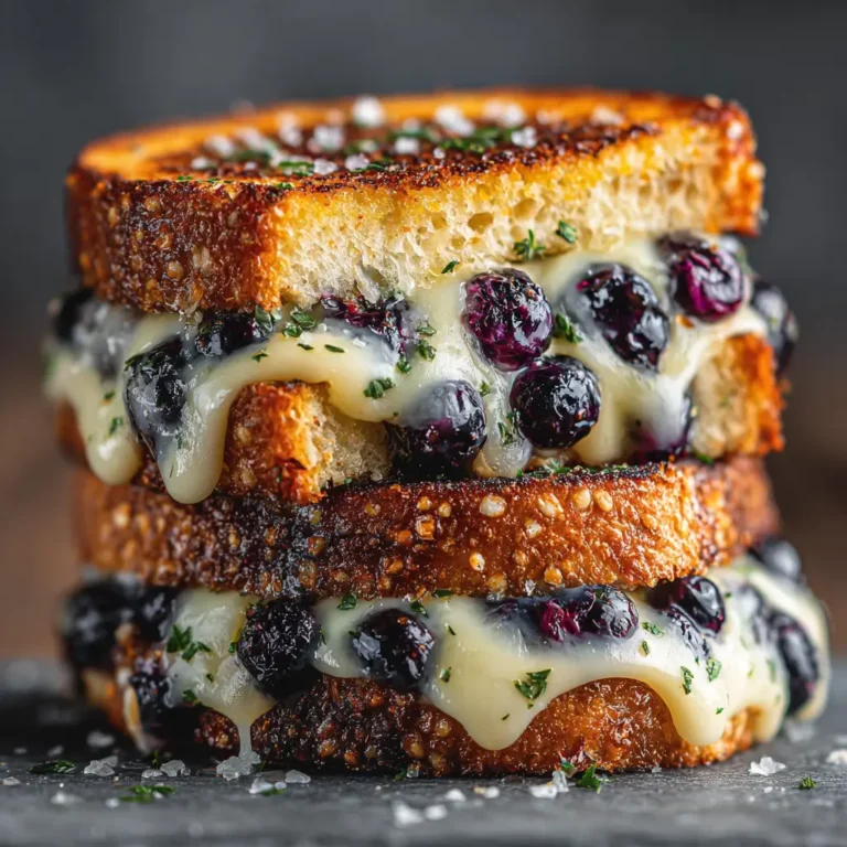 Crispy Blueberry Grilled Cheese Recipe