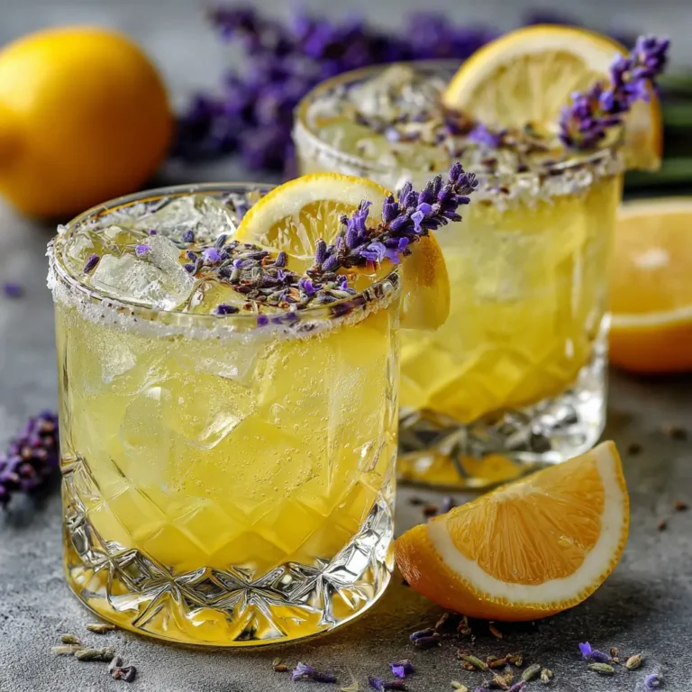 Lemon Lavender Margaritas