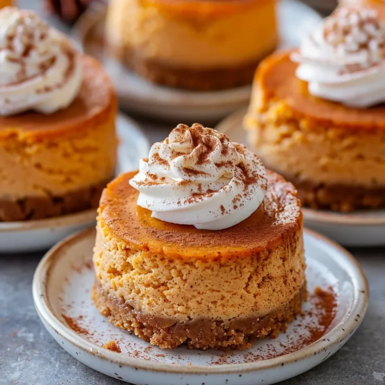 Mini Pumpkin Cheesecake