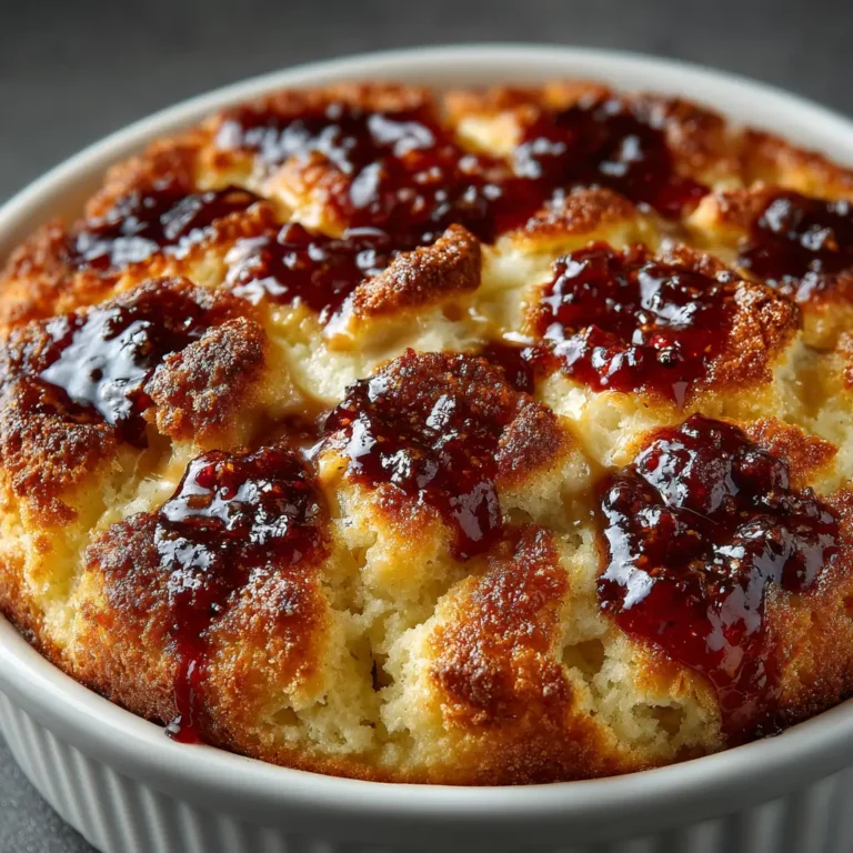 Peanut Butter and Jelly Cobbler
