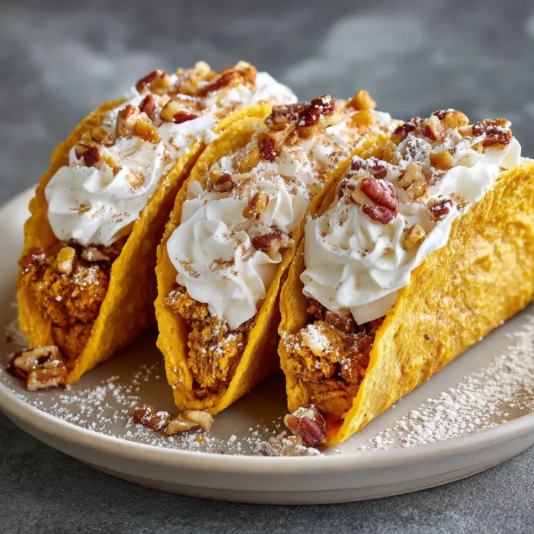 Pumpkin Pie Tacos