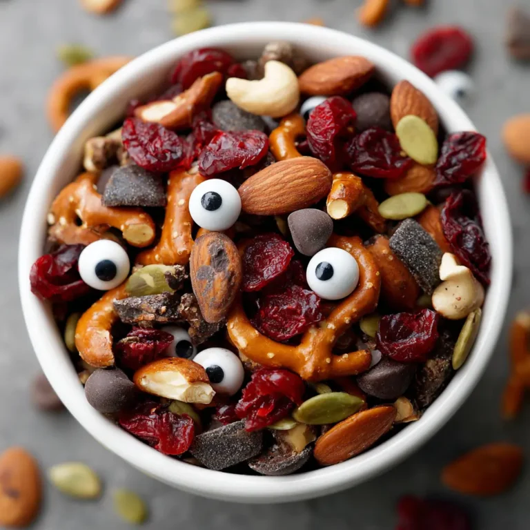 Simple Vampire Bite Trail Mix for Halloween