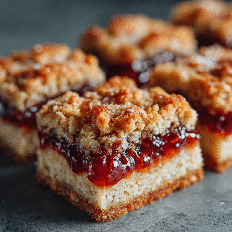 Sourdough Breakfast Bars with Jam