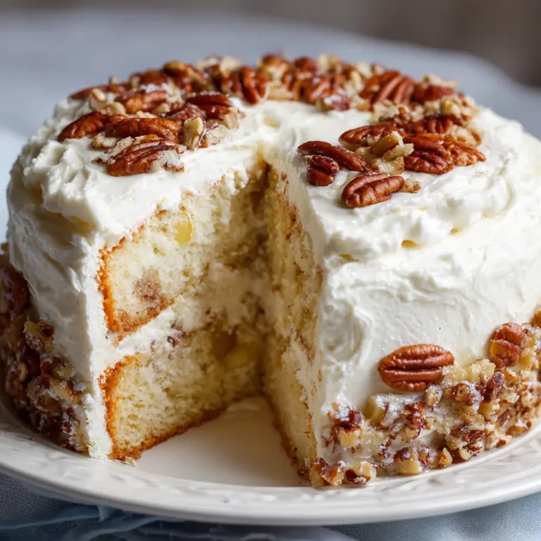 Southern Creamy Pineapple Pecan Cake: A Slice of Heaven