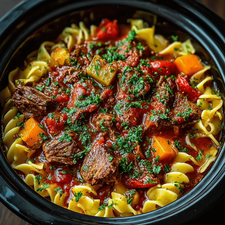 Sunday Slow Cooker Beef Ragu