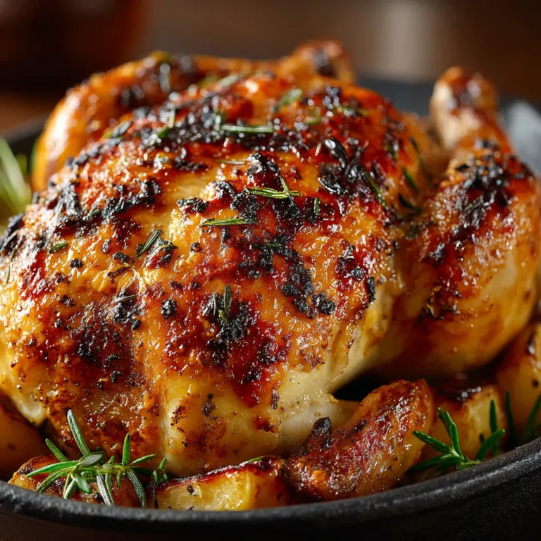 Transform Your Dinner with This Easy Crispy Roast Chicken Recipe