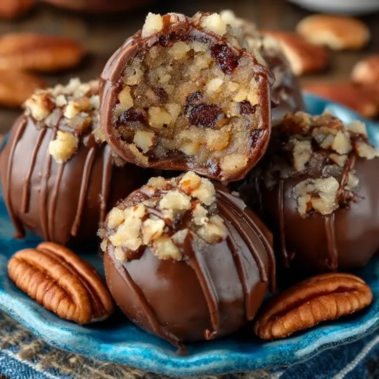 No Bake Pecan Pie Balls