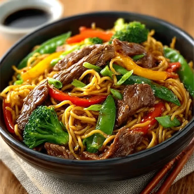 Beef Lo Mein Recipe: A Flavorful Journey to Your Dinner Table